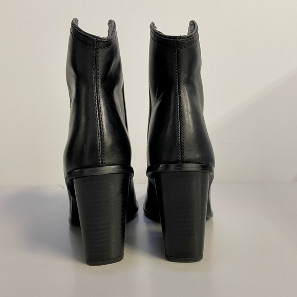 Zara Leather Cowboy ankle boot - Picture 4 of 6